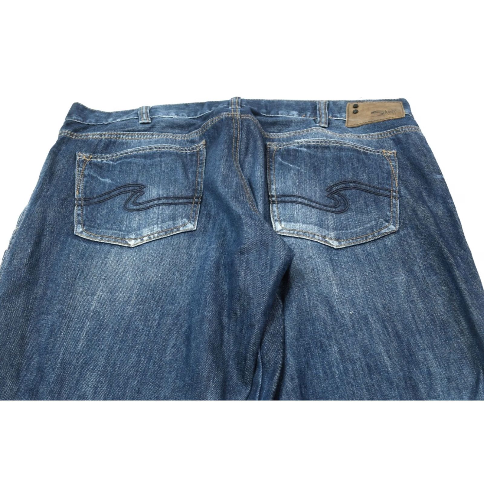 Silver Jeans Co. Silver Jeans Co NASH Boot Cut Jeans Mens 38x32 Blue Regular Fit Straight Leg 5-Pocket Denim Cotton Vintage No Size US 38 / EU 54 - 7 Thumbnail