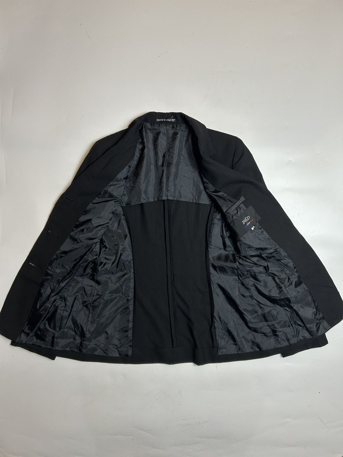 Designer × Japanese Brand × Yohji Yamamoto INED YOHJI YAMAMOTO SINGLE BREAST BLAZER Size XS / US 0-2 / IT 36-38 - 3 Thumbnail