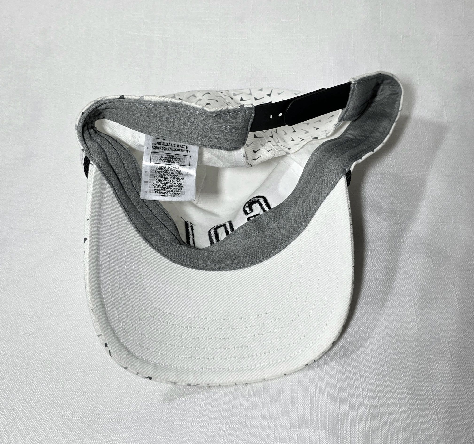 Adidas Adidas X Golf AOP White Black Snapback Flag Players Hat Size ONE SIZE - 5 Thumbnail