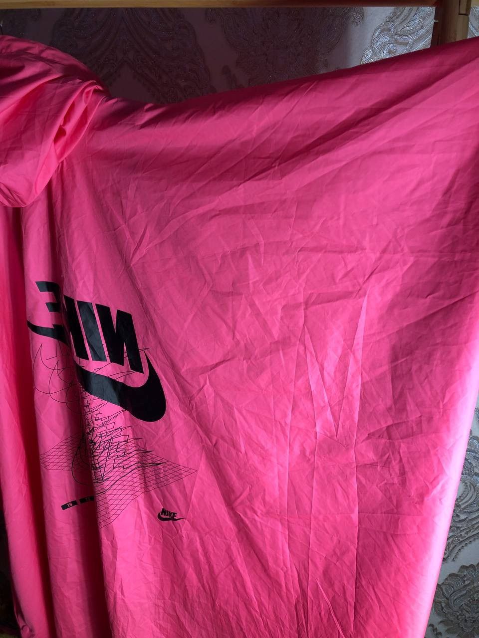 Nike × Vintage VERY RARE NIKE SPORTSWEAR WOVEN PONCHO RAIN JACKET Y2K DRILL Size US XXL / EU 58 / 5 - 13 Thumbnail
