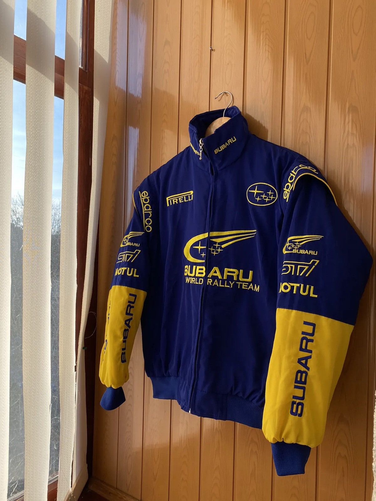 Vintage Subaru STI World Rally Team WRC Racing Jacket