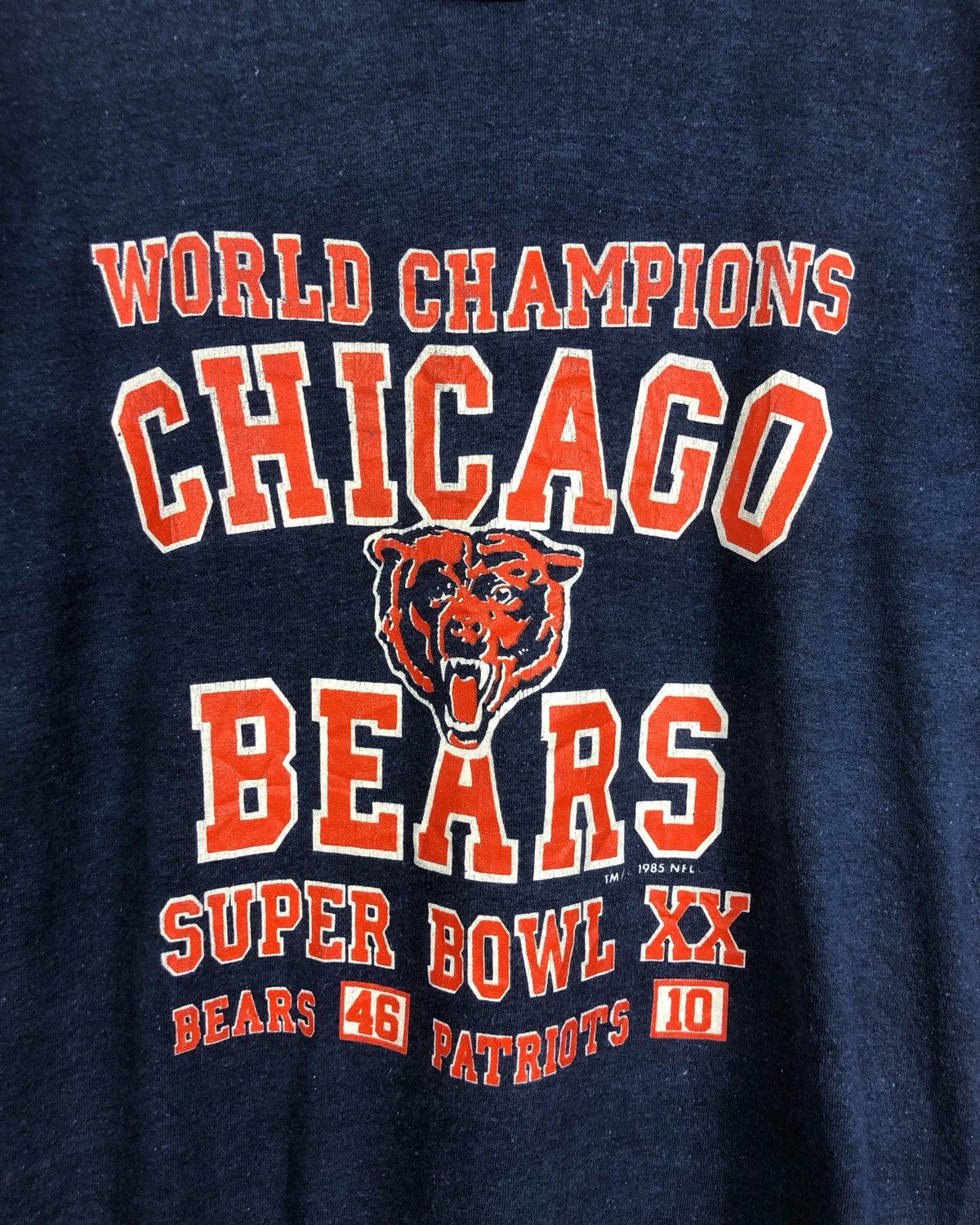 NFL × Vintage Rare Vintage 80s Chicago Bears NFL Tee Size US S / EU 44-46 / 1 - 3 Thumbnail