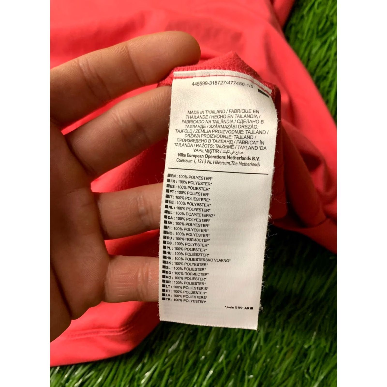 Nike NIKE Dri-FIT ORIGINAL RUN Running Women Shirt Jersey Tee Size M Pink Athletic Shirt Womens Size M / US 6-8 / IT 42-44 - 6 Thumbnail