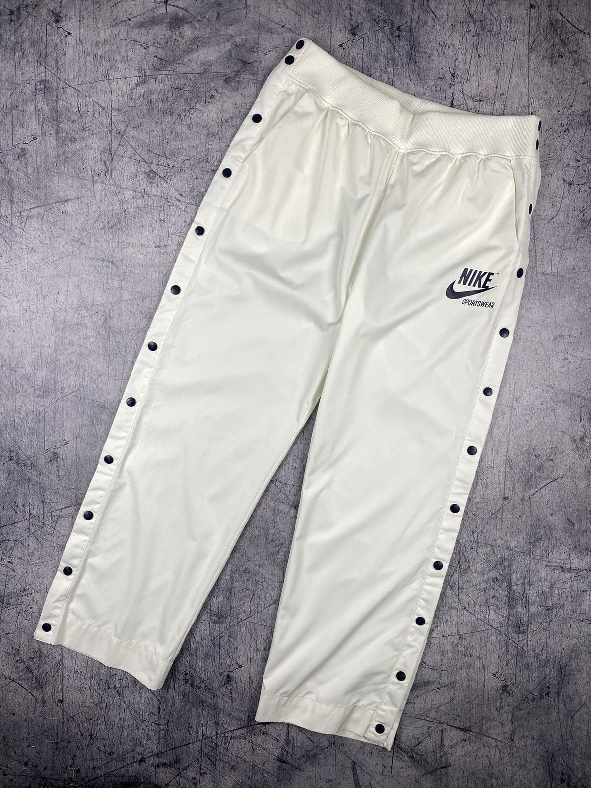 Nike × Vintage Vintage Nike Y2K Drill Joggers Pants Size 30" / US 8 / IT 44 - 2 Thumbnail