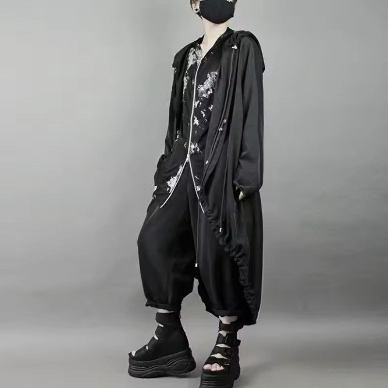Japanese Brand Hip Hop Punk Trench Coat Hooded Cloak Size US L / EU 52-54 / 3 - 9 Thumbnail