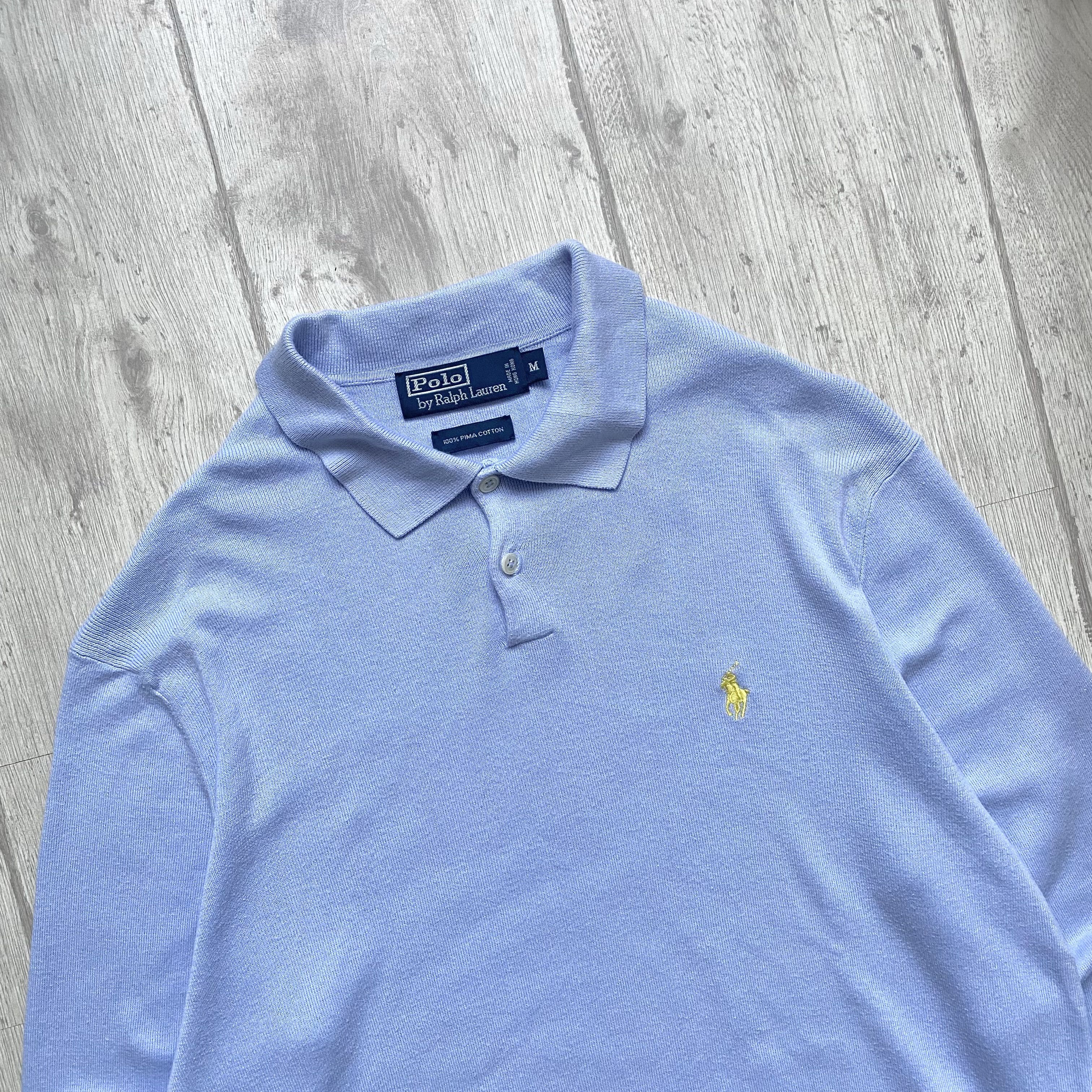Polo Ralph Lauren 90s Vintage Polo Ralph Lauren Sweater Polo Light Small Logo Size US M / EU 48-50 / 2 - 3 Thumbnail