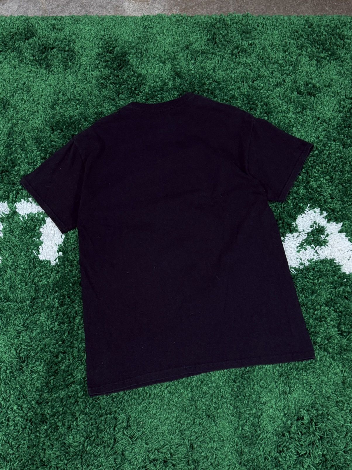 Thrasher Black Outlaw Skate Board Ghoul Raider Logo Tee