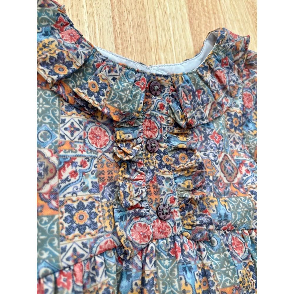 Designer Pippa & Julie Long Sleeve Dress Full Skirt Size XXS / US 00 / IT 34 - 2 Thumbnail