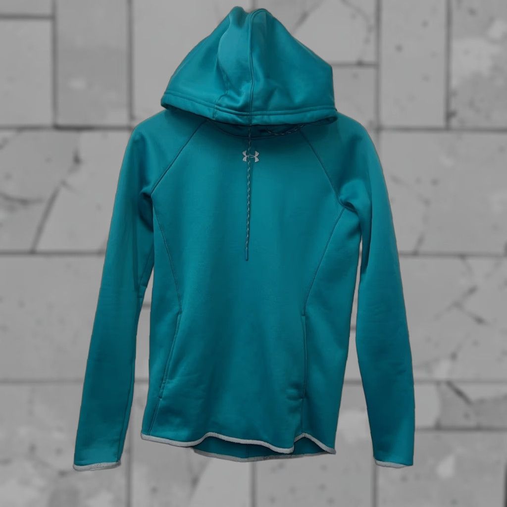 Under Armour Under Armour Hoodie Pullover Coldgear Blue Womens XS Size Pullover Hoodie Blue Womens XS Coldgear Size XS / US 0-2 / IT 36-38 - 1 Thumbnail