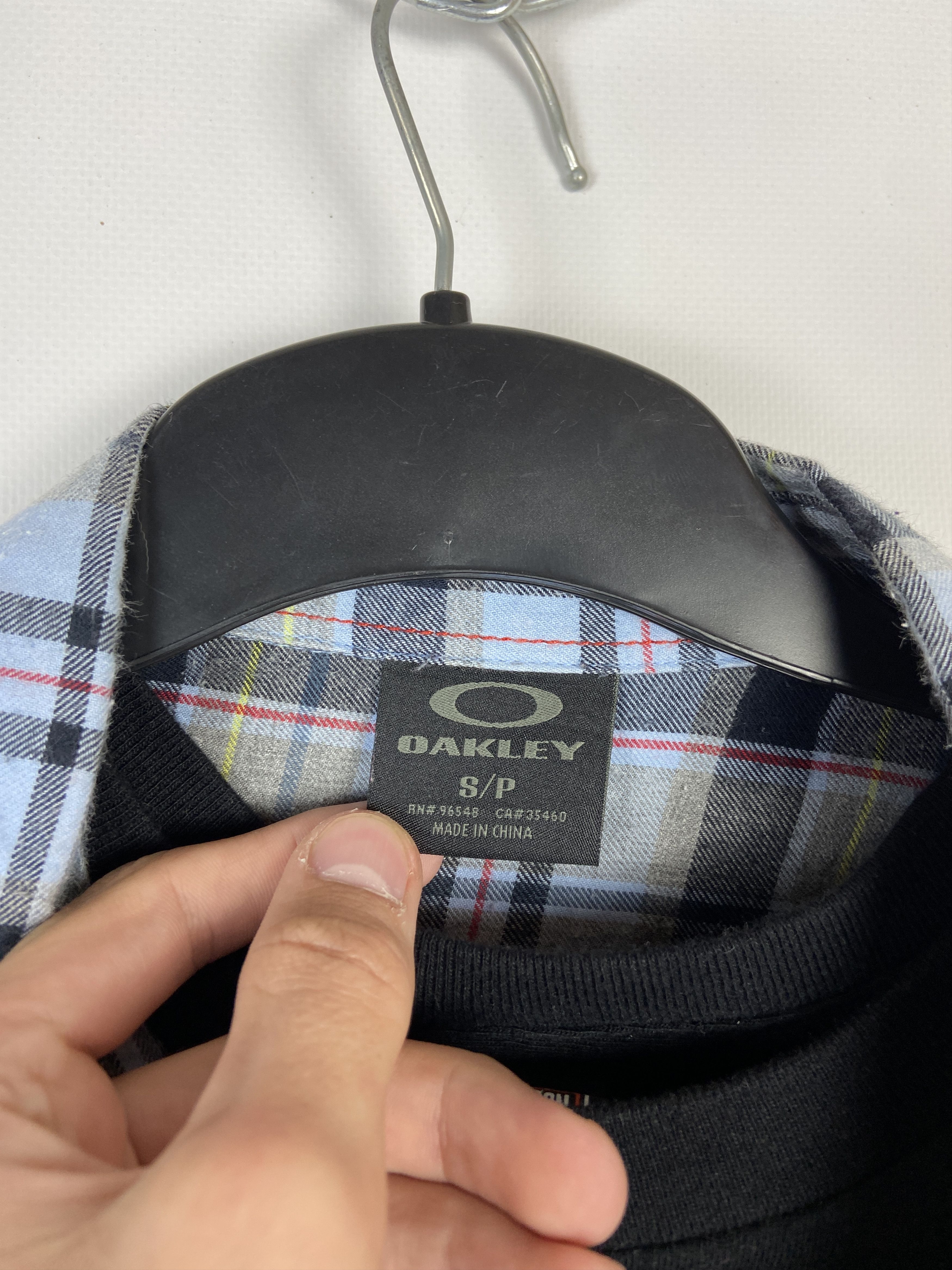 Oakley × Vintage Oakley Flannel Shirt Button Up Size US S / EU 44-46 / 1 - 5 Thumbnail