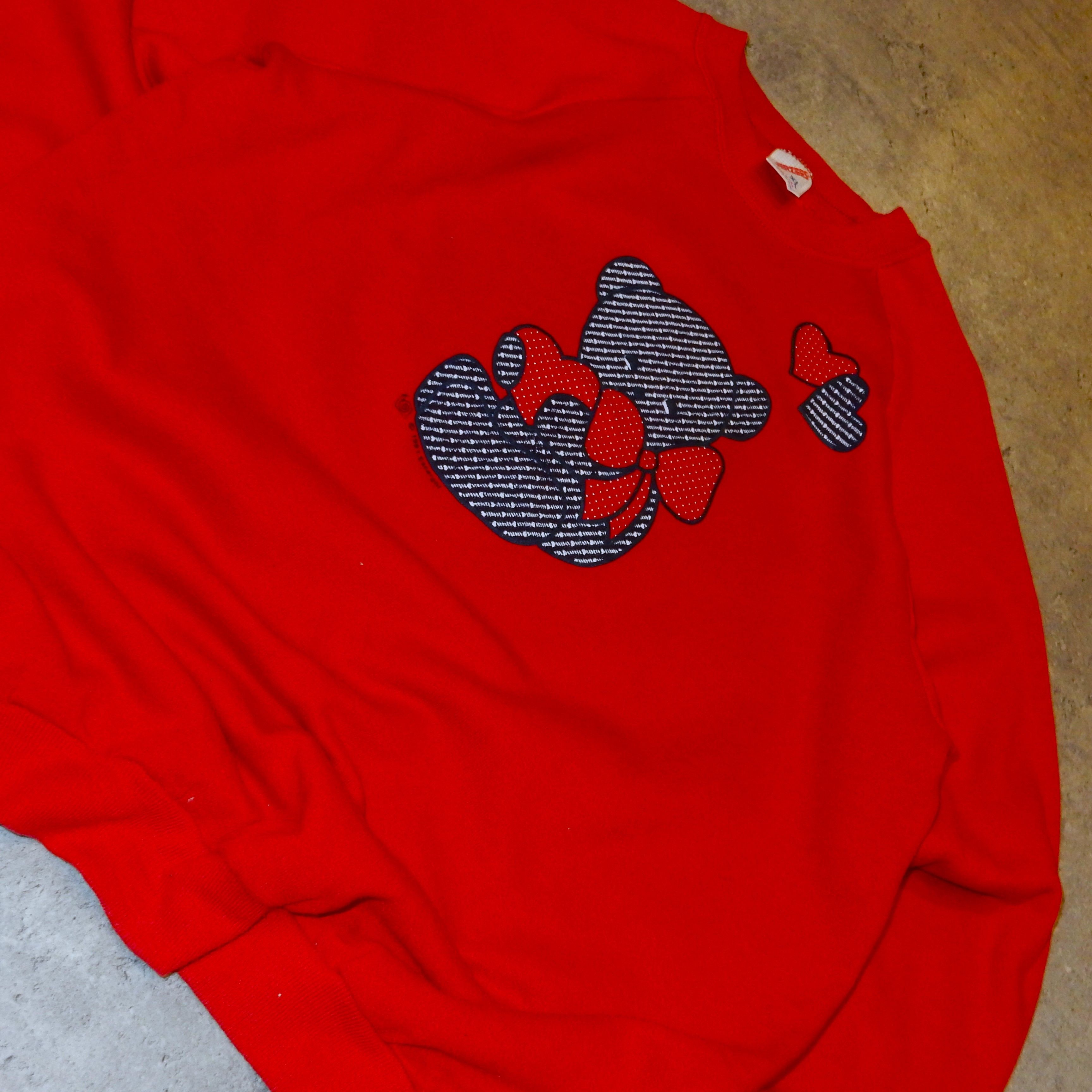 Jerzees × Vintage Jerzees Teddy love vintage 1991 red sweatshirt - XL Size XL / US 12-14 / IT 48-50 - 2 Thumbnail