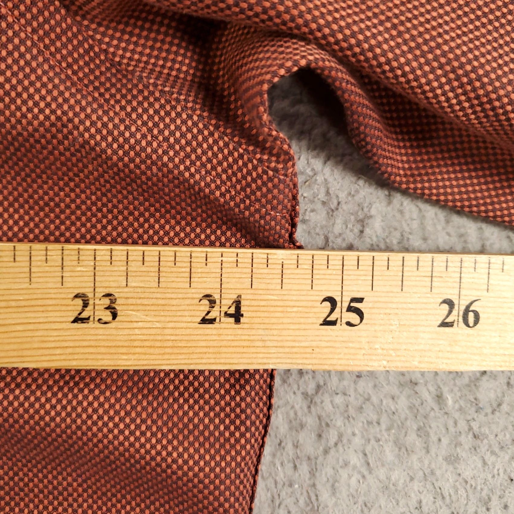 Vintage Roberto Villini Shirt Men 32 33 Rust Red Non Iron Travel Collection Mens Size US XS / EU 42 / 0 - 6 Thumbnail