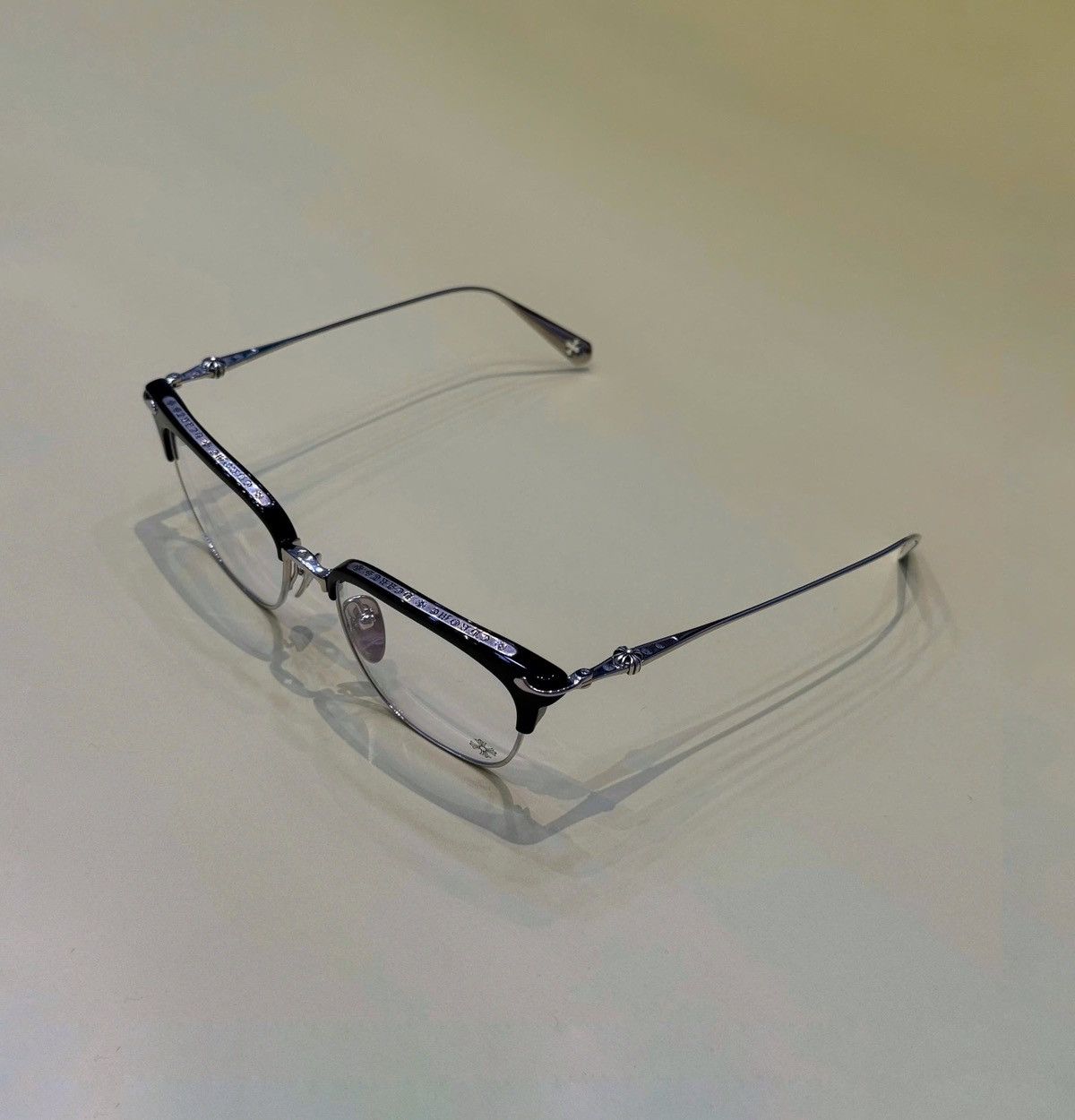 Chrome Hearts CHROME HEARTS SLUNTRADICTION (54) BLACK/SHINY SILVER Size ONE SIZE - 1 Thumbnail