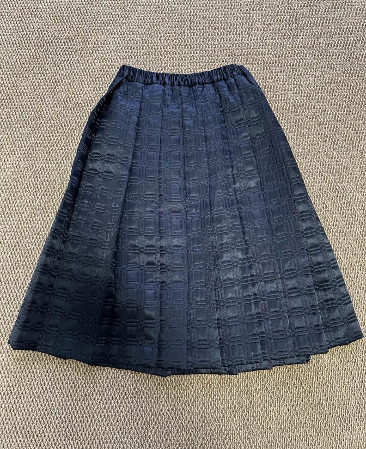 Comme des Garcons Comme des Garçons Pleated Plaid Embroidered Flared Skirt K23 Size 25" / US 0 / IT 36 - 1 Thumbnail