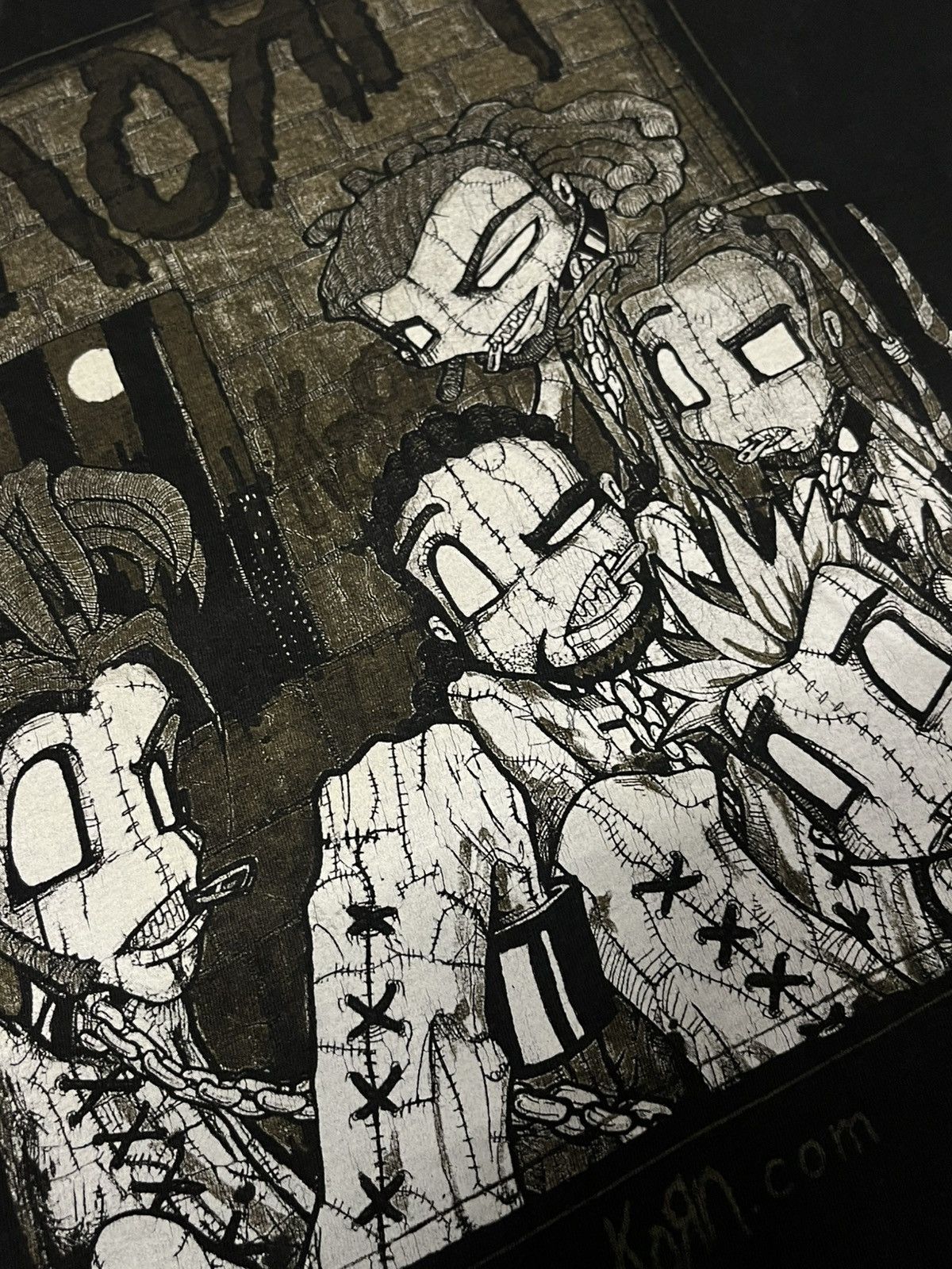 Band Tees × Vintage 2000 Korn Sick and Twisted vintage Tour T-Shirt Size US XL / EU 56 / 4 - 3 Thumbnail