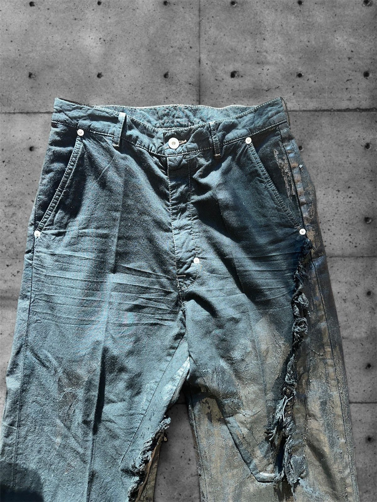 Rick Owens Rick Owens F/W25 concordians waxed pants Size US 28 / EU 44 - 6 Thumbnail