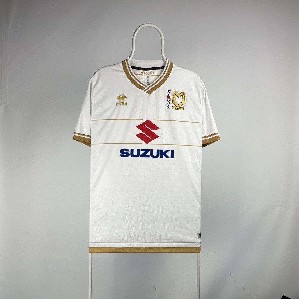 Other MILTON KEYNES DONS 2019 2020 HOME SOCCER JERSEY ERREA Size US XL / EU 56 / 4 - 1 Thumbnail