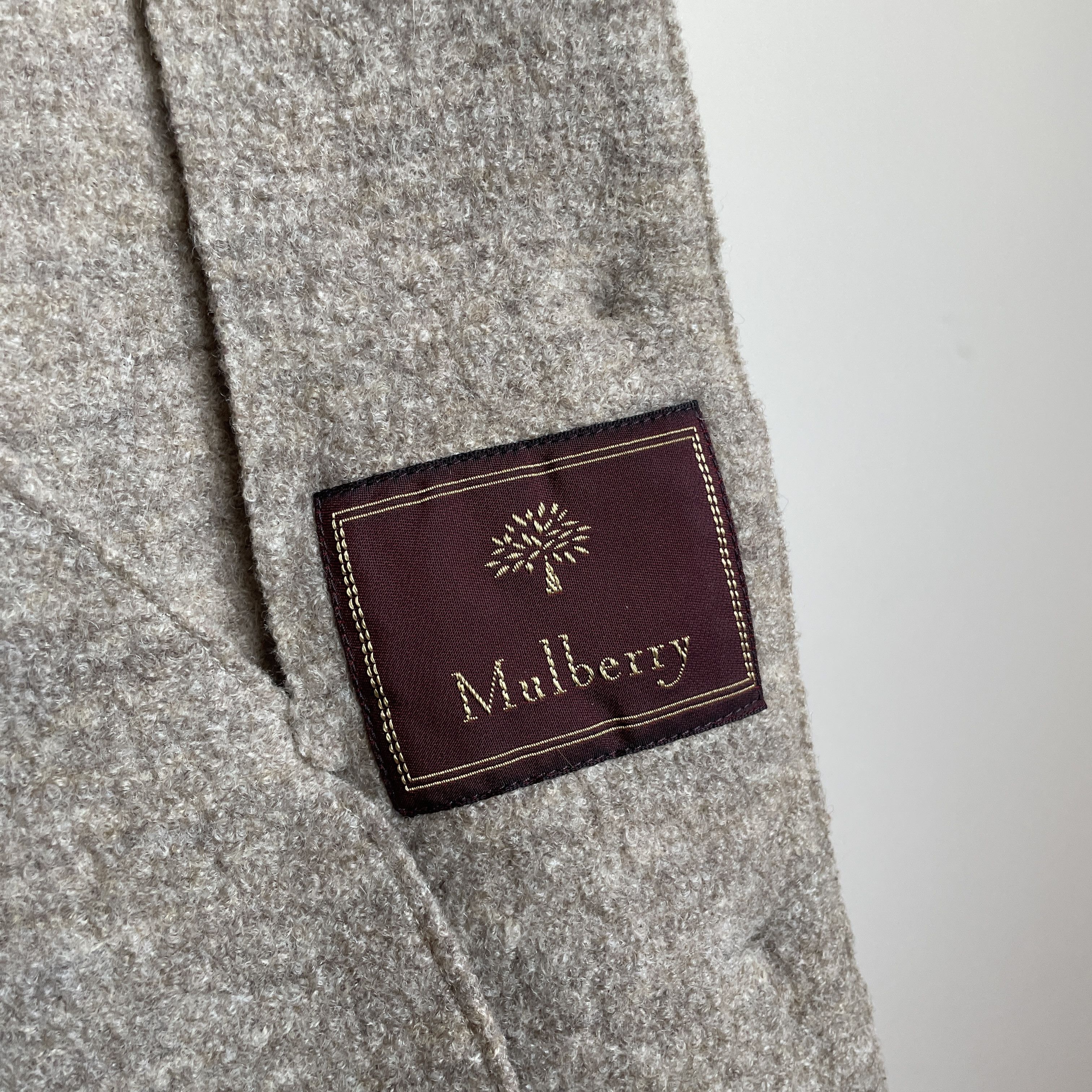 Mulberry Mulberry Womens Brushed Wool Unlined Coat Size UK 10 Size M / US 6-8 / IT 42-44 - 8 Thumbnail