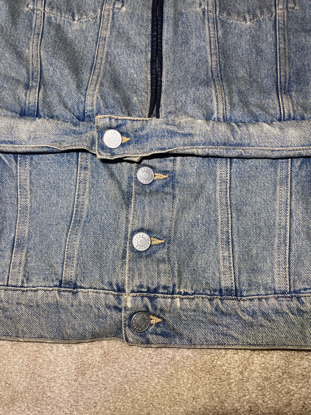 Martine Rose SS20 Martine Rose Leather Stripe Denim Reconstructed 2020 MR Size US S / EU 44-46 / 1 - 6 Thumbnail