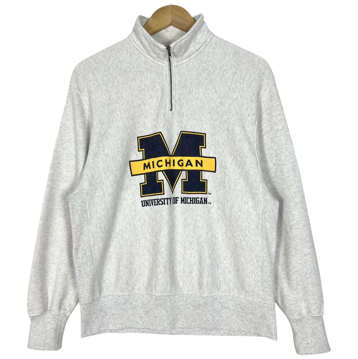 Vintage Vintage Michigan University Pull Over Sweatshirt Size US M / EU 48-50 / 2 - 1 Thumbnail