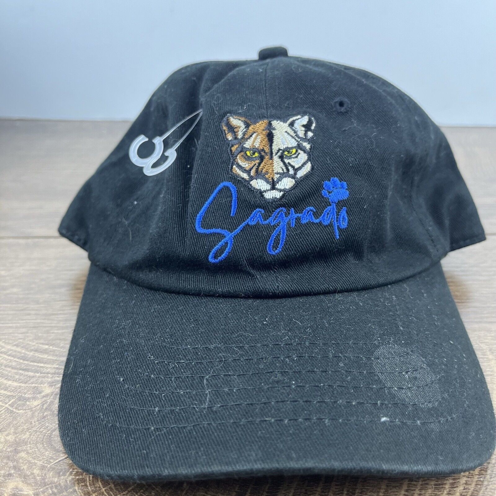 Other Sagtado Hat Black Cap Adjustable Hat Black Adult Fit Hat Size ONE SIZE - 2 Thumbnail