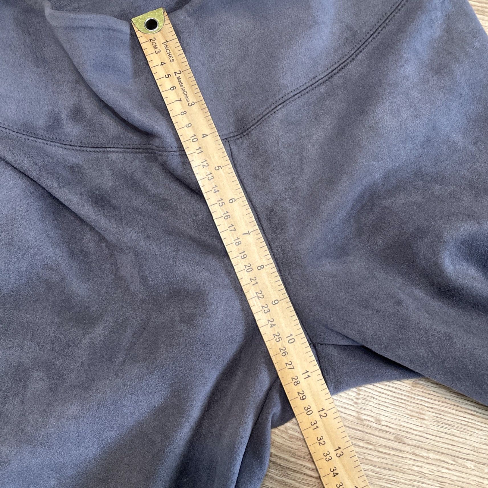 White House Black Market VINTAGE White House Black Market Women Leggings Ankle Stretch Suede Gray Size 8 Size 30" / US 8 / IT 44 - 5 Thumbnail