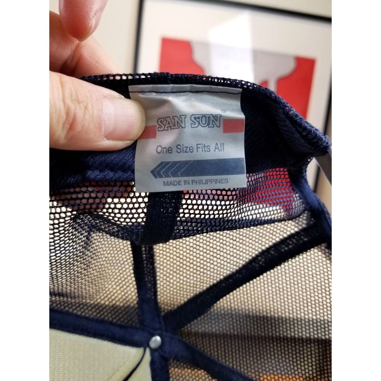 Vintage VINTAGE 80' CHEVY SEBOLD CHVEROLET NAVY TRUCKER HAT DEADSTOCK Size ONE SIZE - 5 Thumbnail