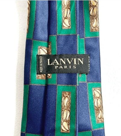 Lanvin Lanvin Paris | Vintage Silk Tie Size ONE SIZE - 2 Thumbnail