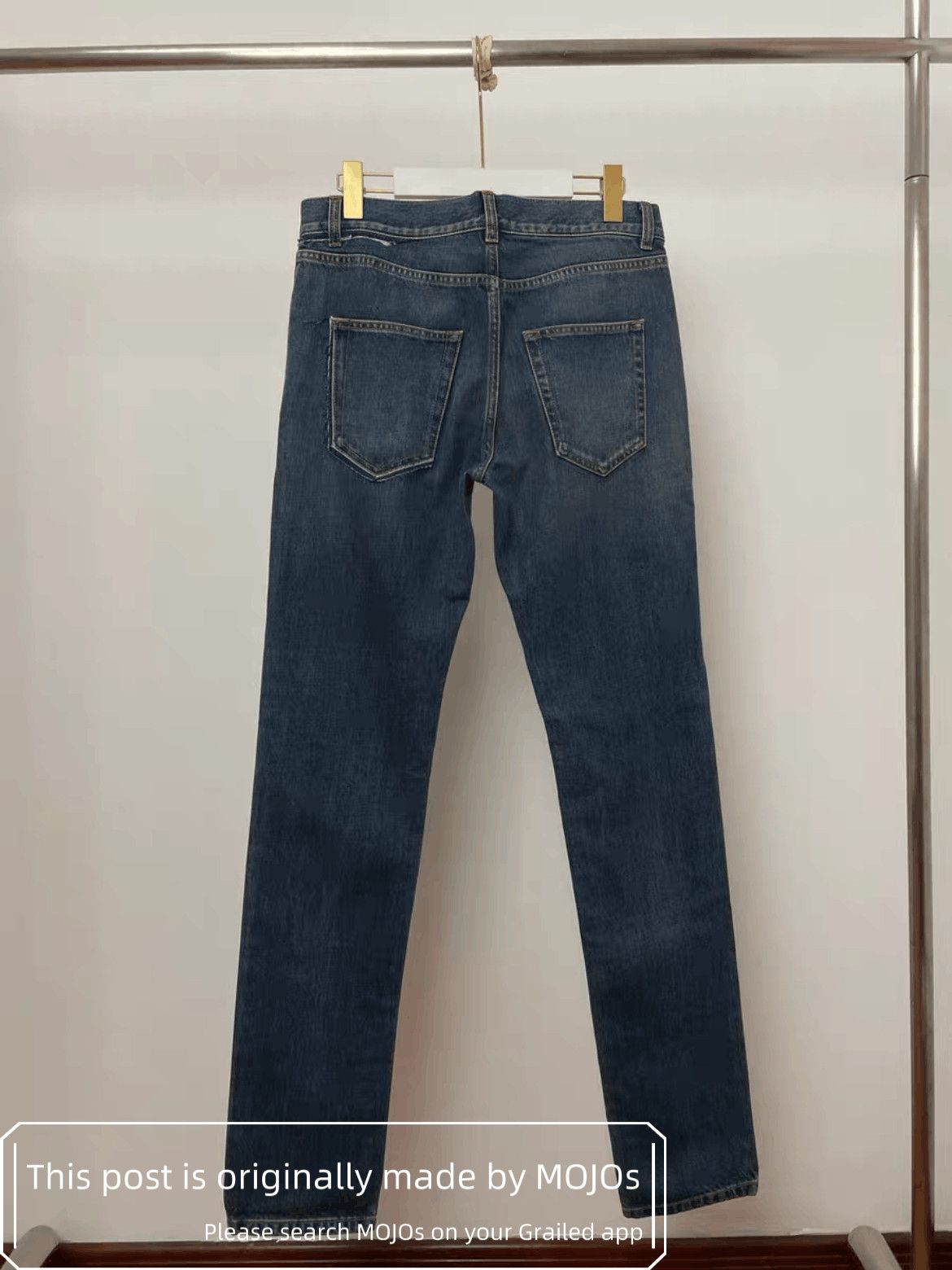 Saint Laurent Paris Sz 30 Saint Laurent Paris D02 Dark Blue basic Denim mojos75 Size US 30 / EU 46 - 2 Thumbnail