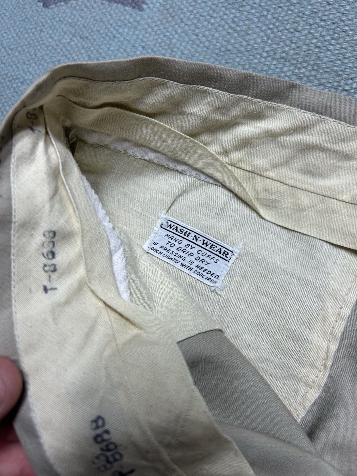 Vintage Vtg 1960s lightweight work pants slacks poly cotton 31x31 Size US 31 - 6 Thumbnail
