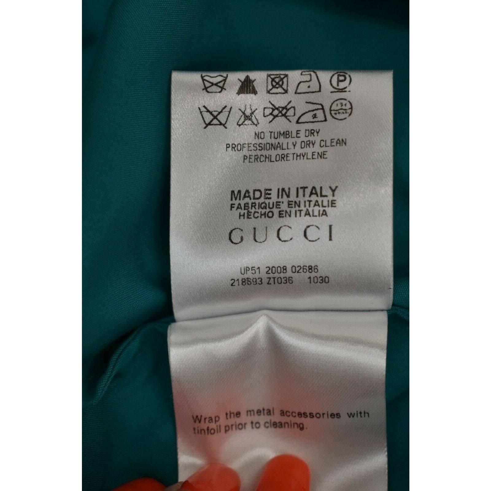 Gucci GUCCI GREEN COTTON STRAP BELTED ZIP HOLTER DRESS TOP 42 / M Size M / US 6-8 / IT 42-44 - 7 Thumbnail