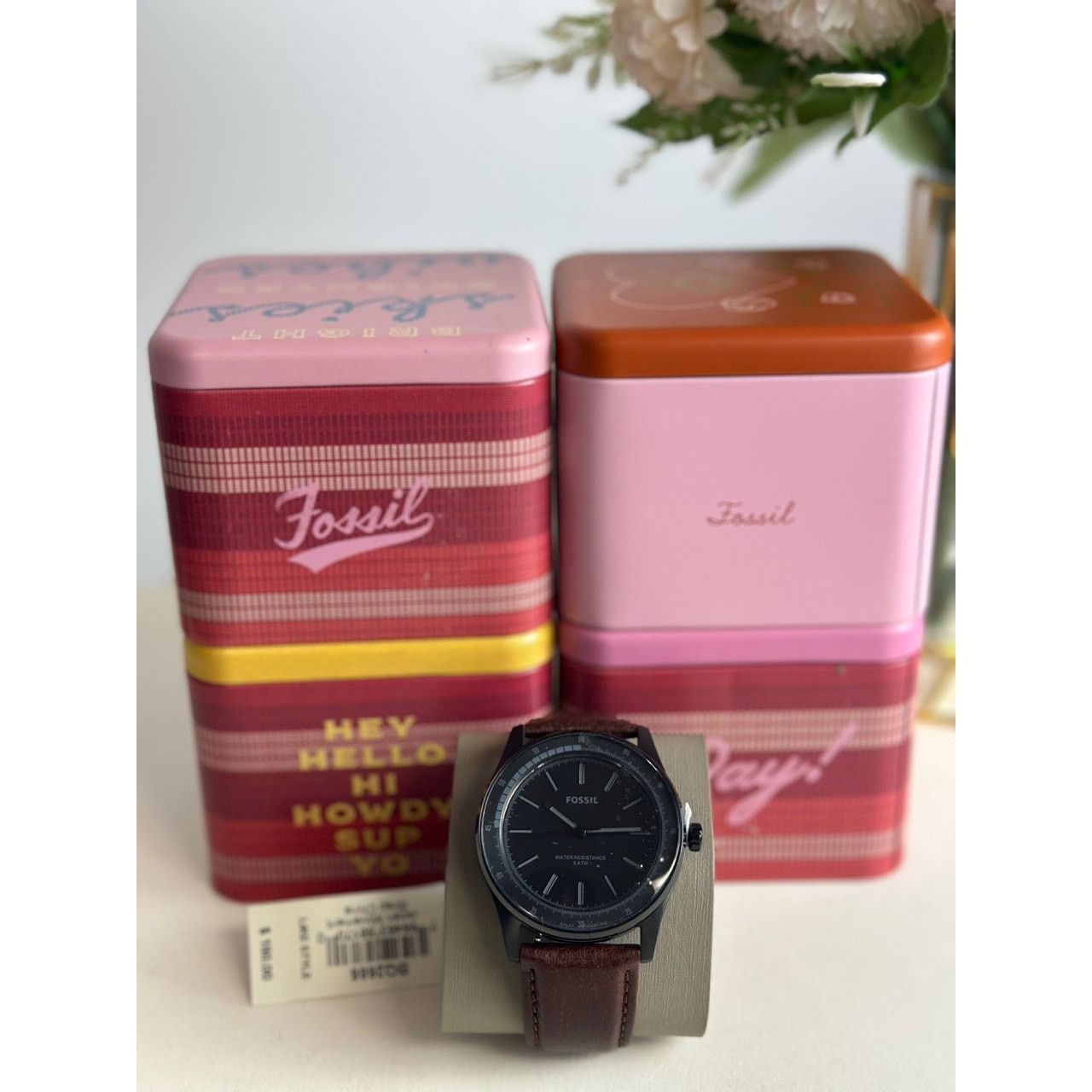 Fossil FOSSIL BQ2666 Sullivan Solar-Powered Brown Leather Watch Size ONE SIZE - 2 Thumbnail