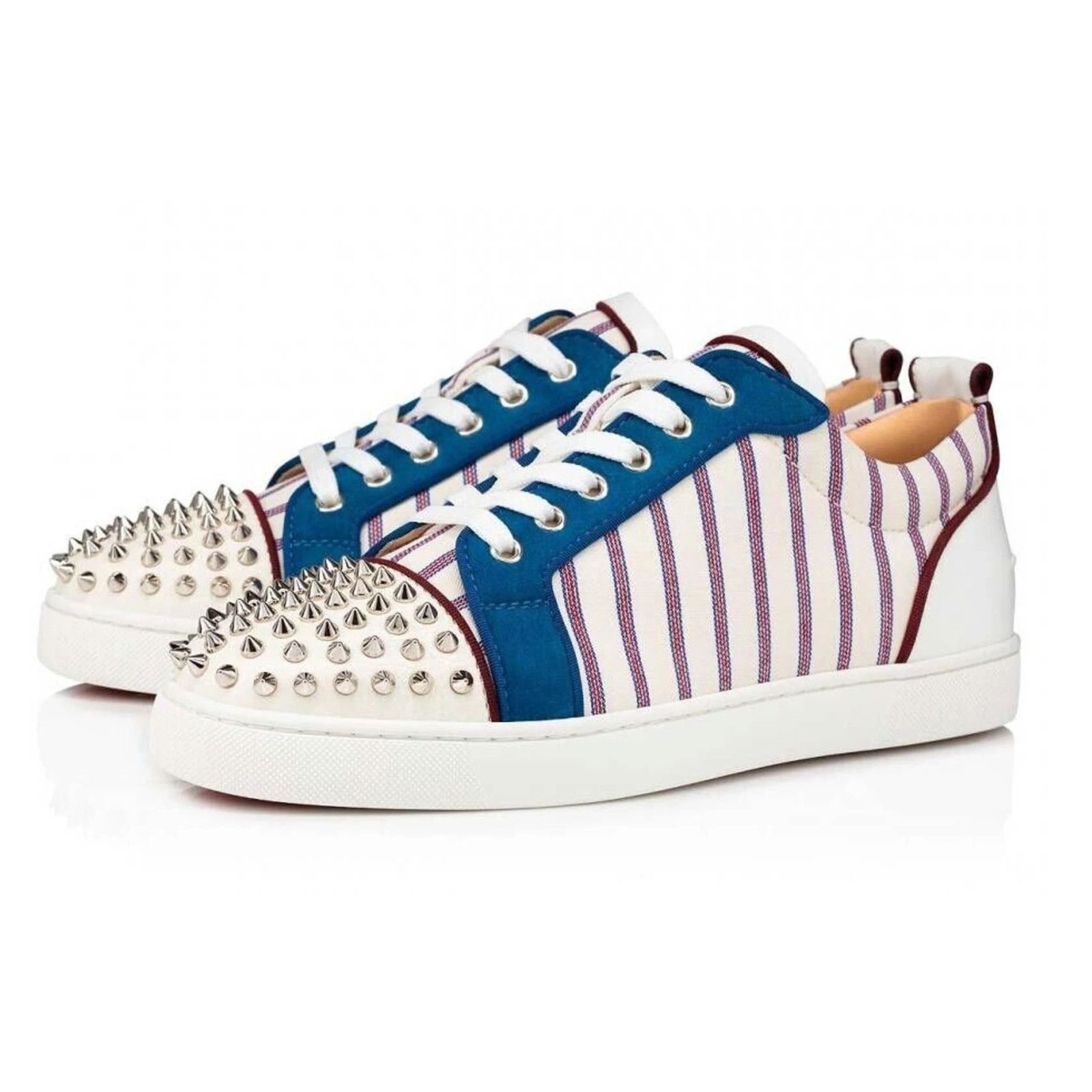 Christian Louboutin Christian Louboutin Louis Junior Spikes Orlato Low Sneakers Size US 11 / EU 44 - 1 Thumbnail