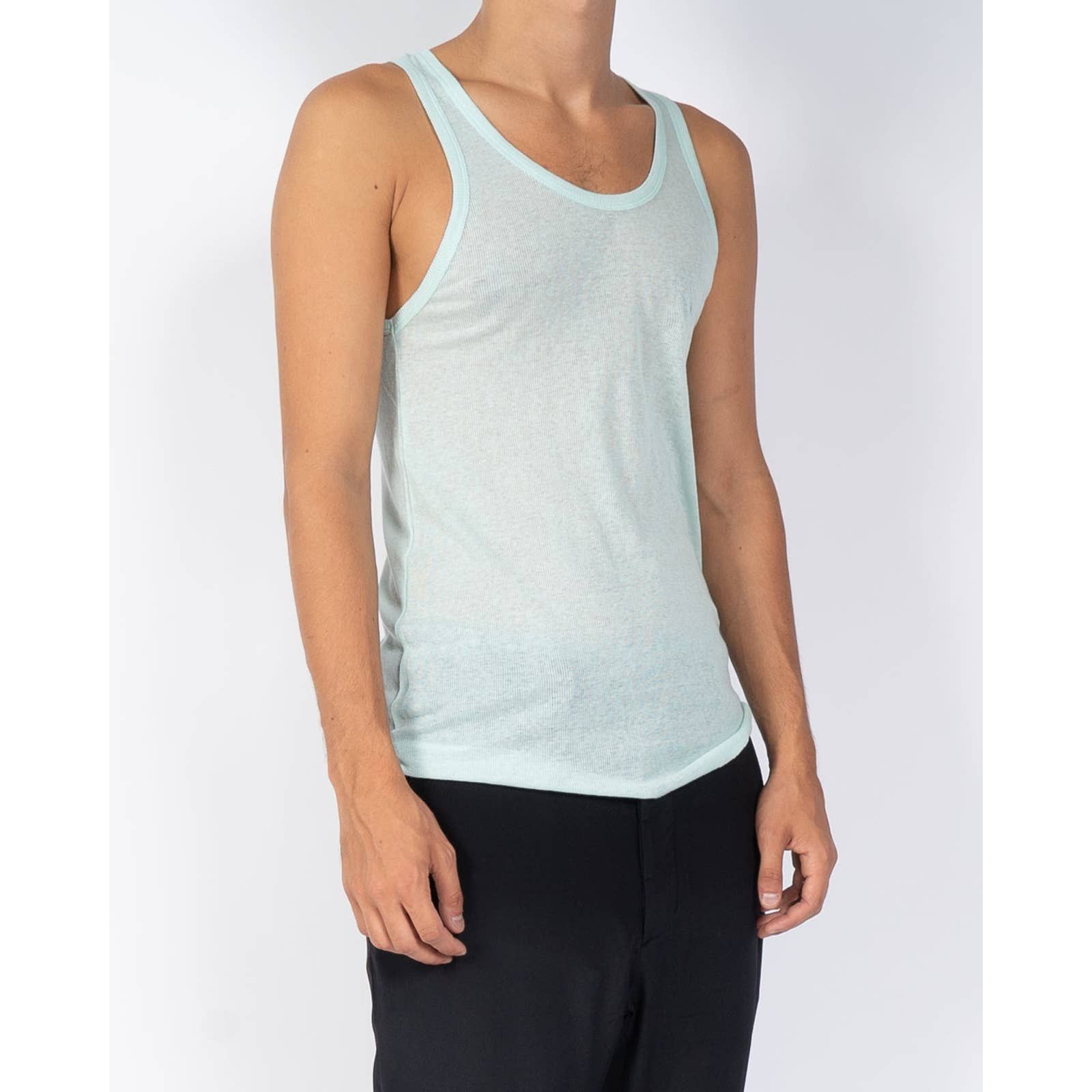Haider Ackermann SS19 Mint Blue Tanktop Size US XL / EU 56 / 4 - 2 Thumbnail
