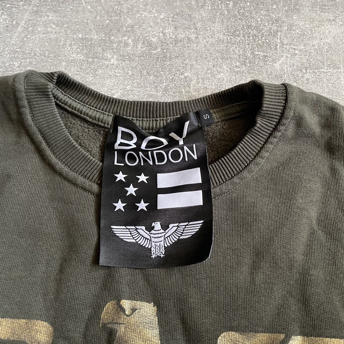 Boy London Y2K BOY LONDON sweatshirt crewneck big logo khaki oldschool Size US S / EU 44-46 / 1 - 3 Thumbnail