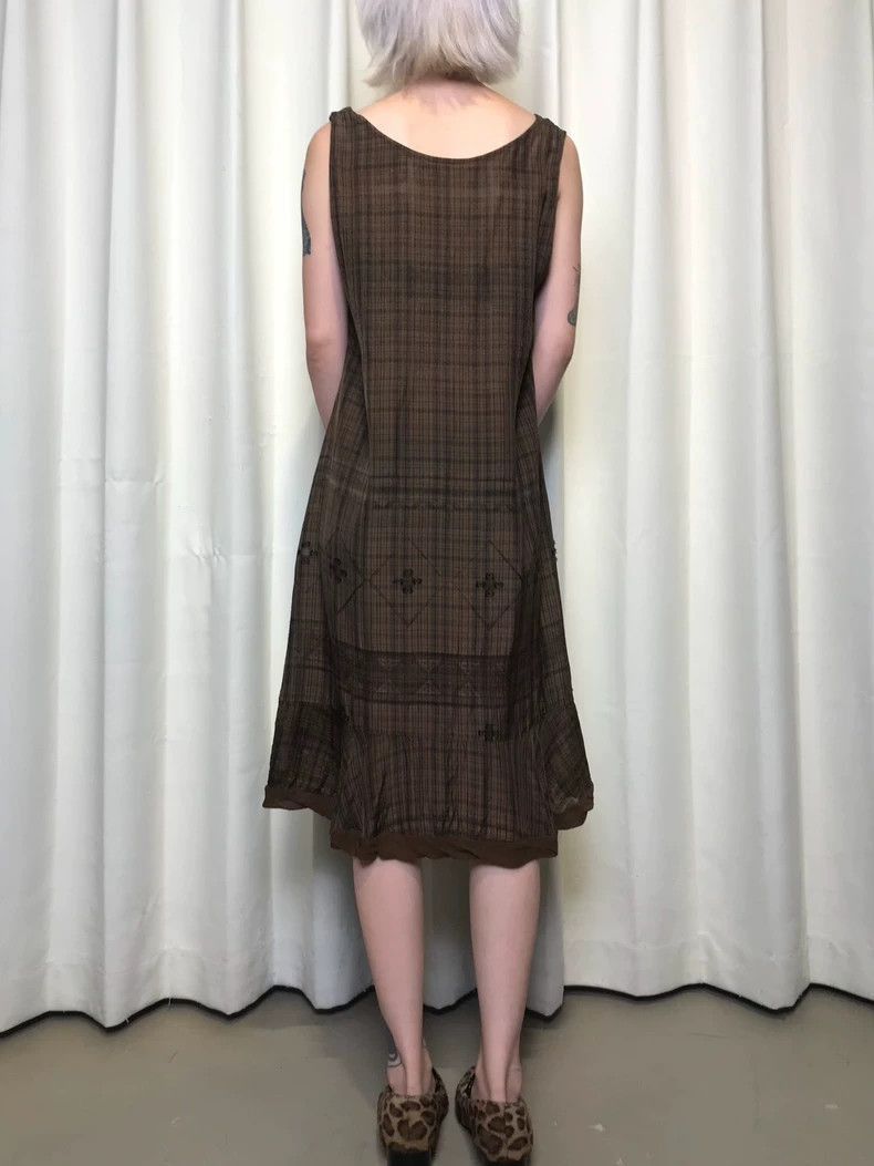 Issey Miyake Issey Miyake Vintage Plaid Sleeveless Dress-2508 Size US M / EU 48-50 / 2 - 5 Thumbnail