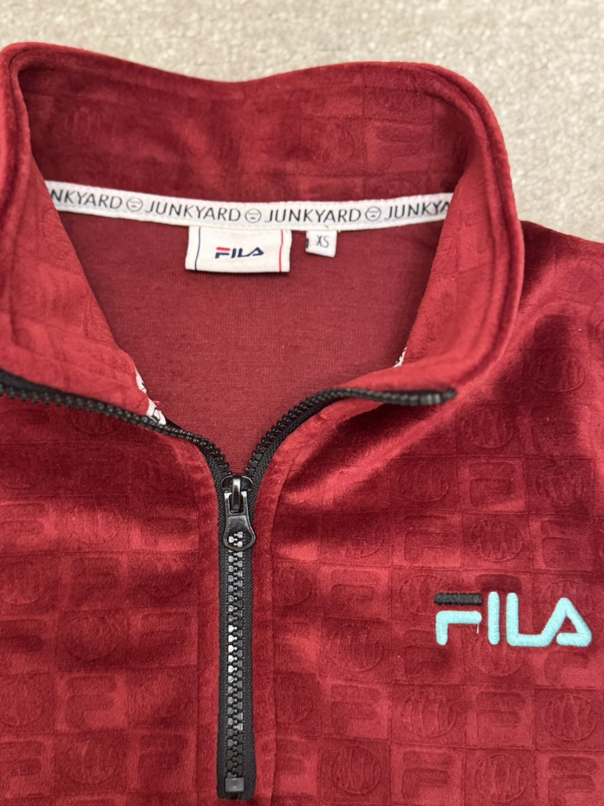 Fila × JUNKARD COMPANY Fila X junkyard velour set Size US XS / EU 42 / 0 - 3 Thumbnail