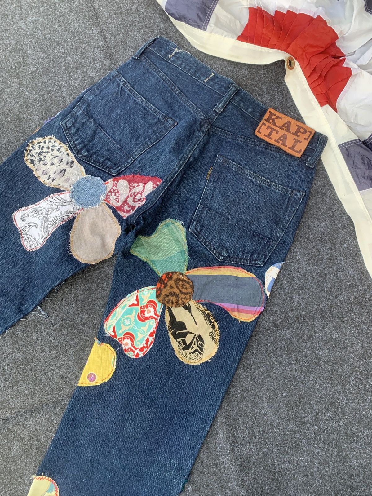 Kapital Kapital Kountry Patchwork Rework Denim Jeans – Made in Japan Size US 29 - 12 Thumbnail