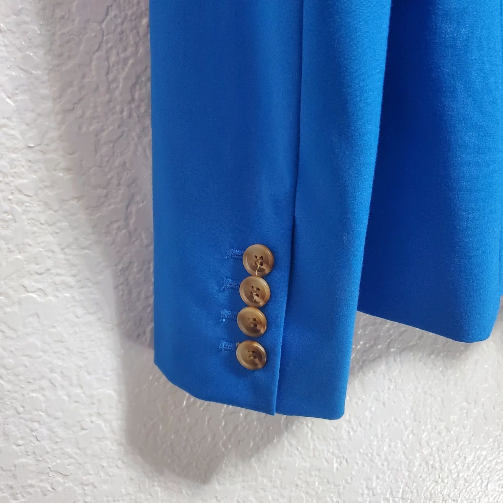 Jones New York VINTAGE Jones New York Stretch Blazer Womens 4 Blue Career Capri Lined Single Button Size S / US 4 / IT 40 - 7 Thumbnail