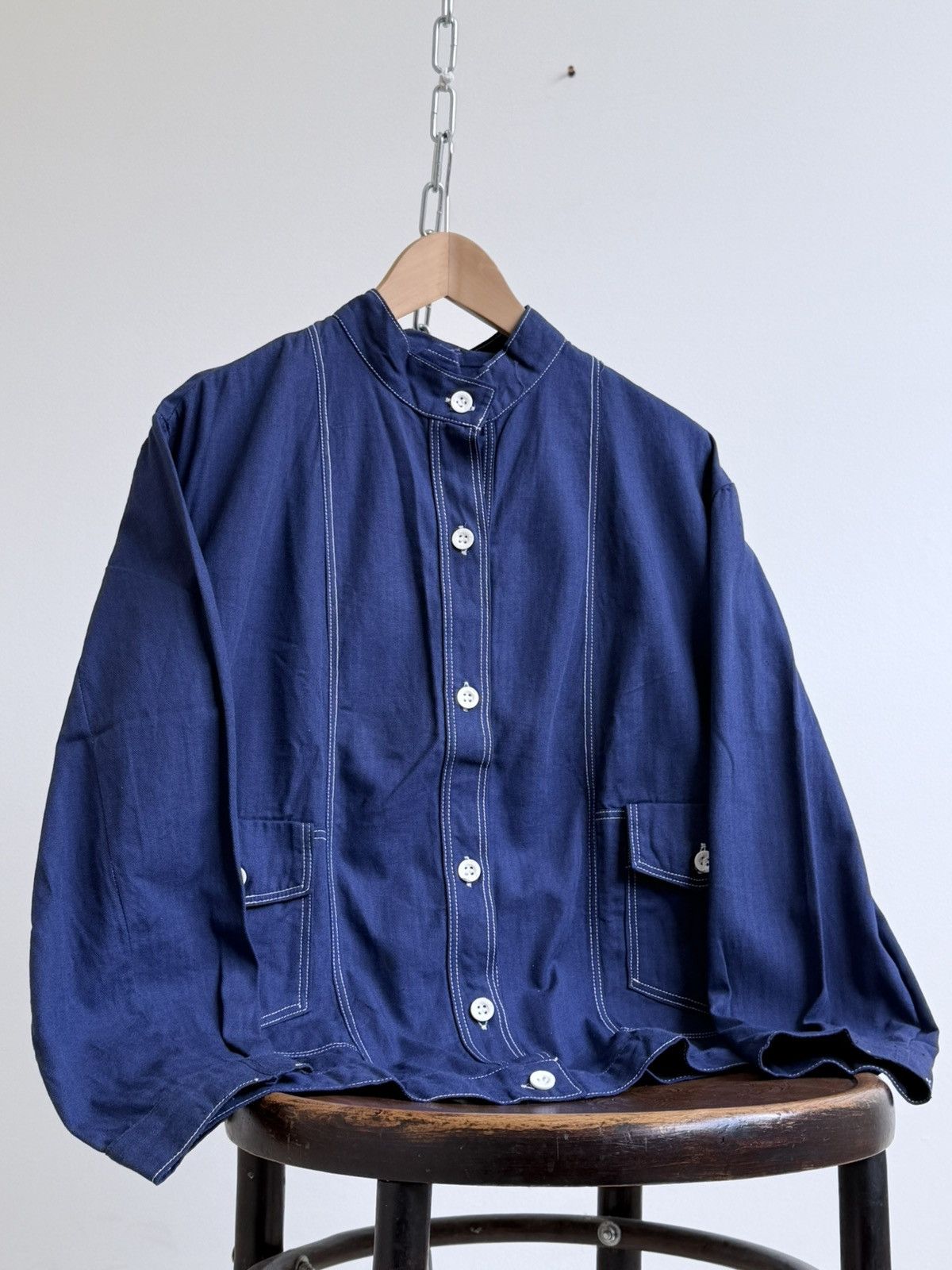 Vintage 80s French Sanfor Chore Workwear Jacket