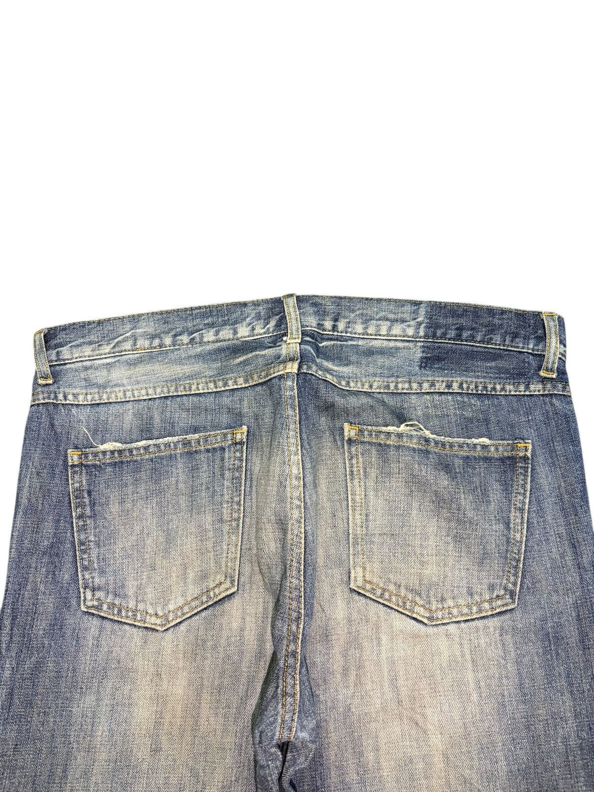 NANO universe Vintage Nano Universe Patchwork Distressed Jeans Size US 34 / EU 50 - 4 Thumbnail
