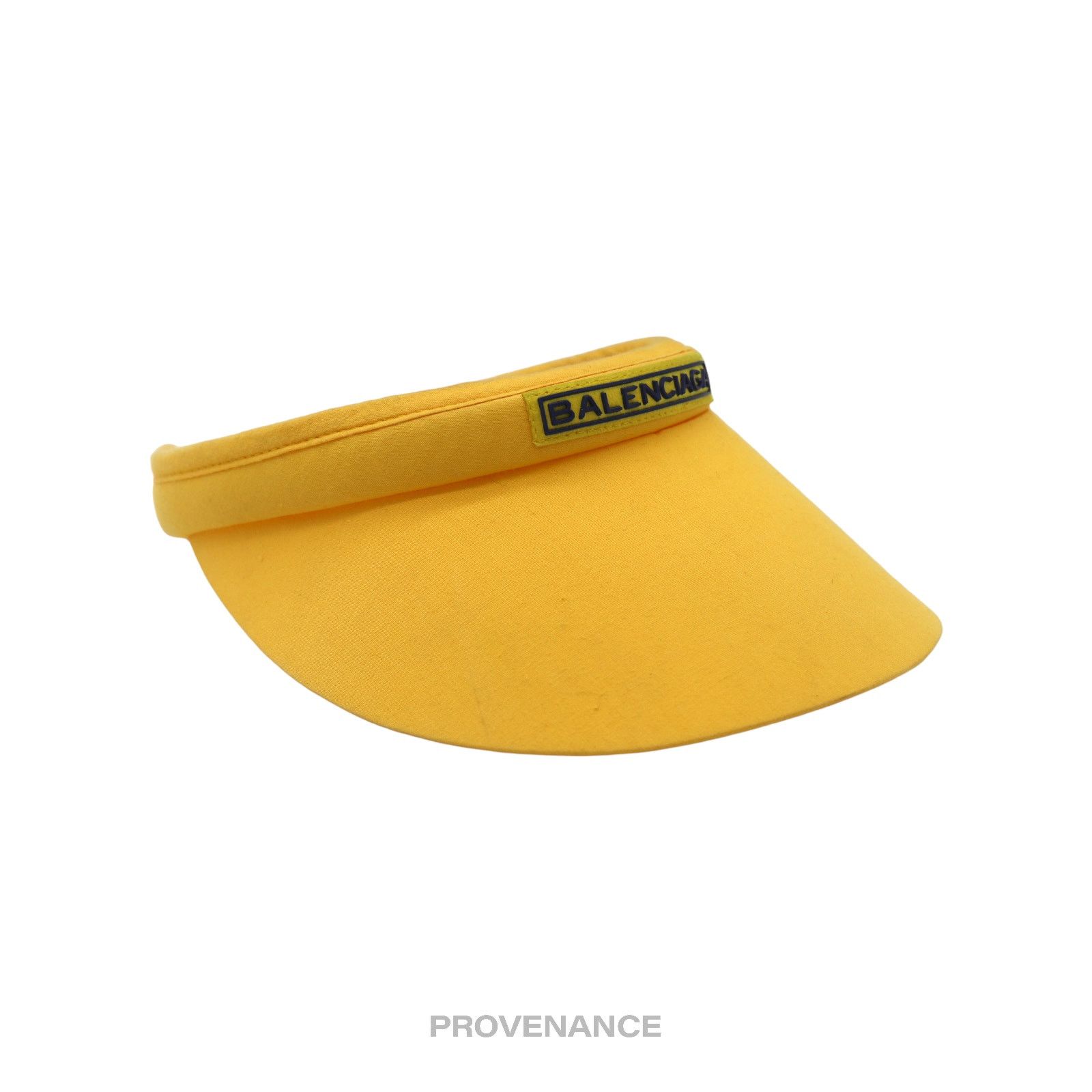 Balenciaga 🔴 Balenciaga Logo Visor - Yellow Size ONE SIZE - 3 Thumbnail