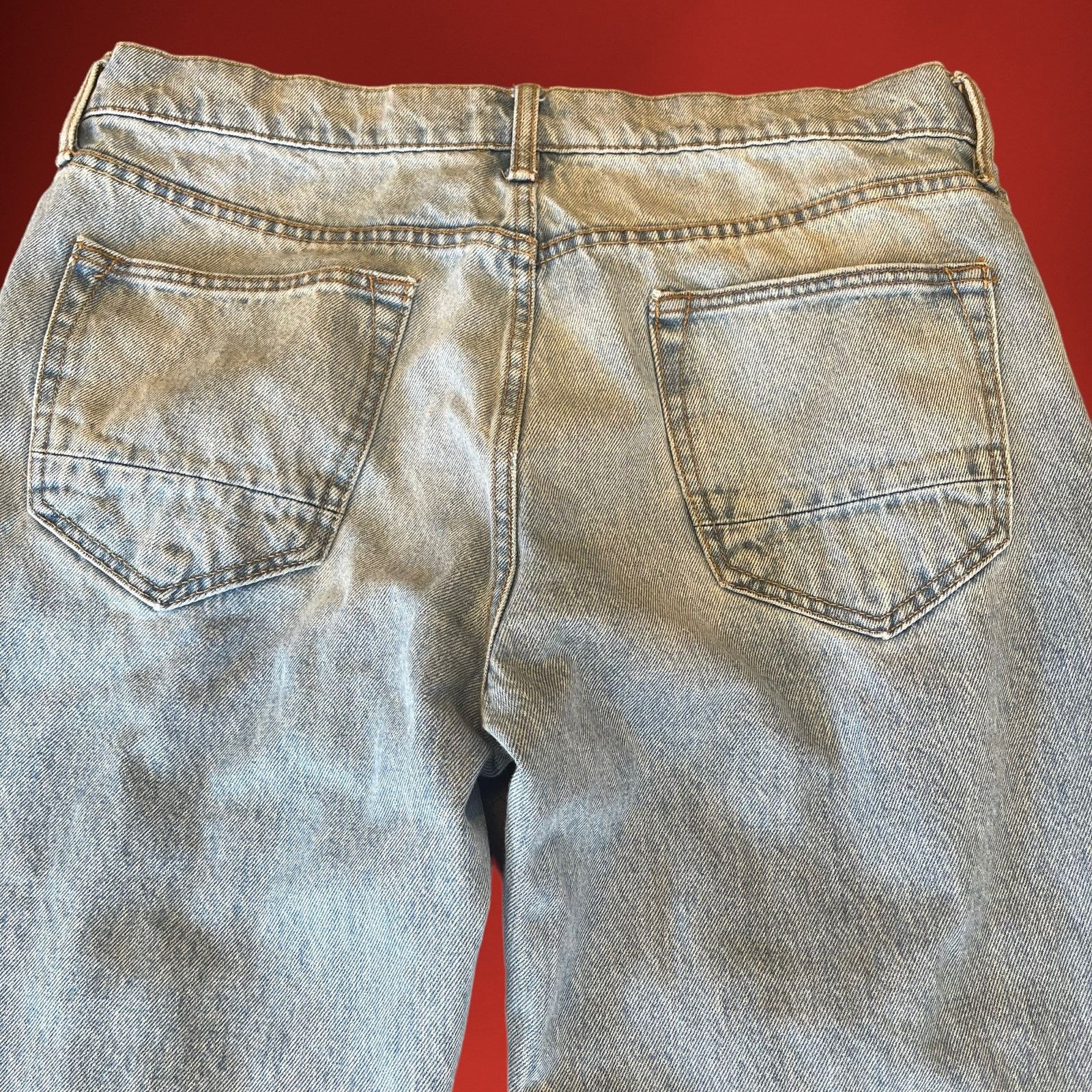 Arizona Jean Co. Arizona Jeans Men's 34 x 30 Athletic Taper Distressed Denim Size US 34 / EU 50 - 4 Thumbnail