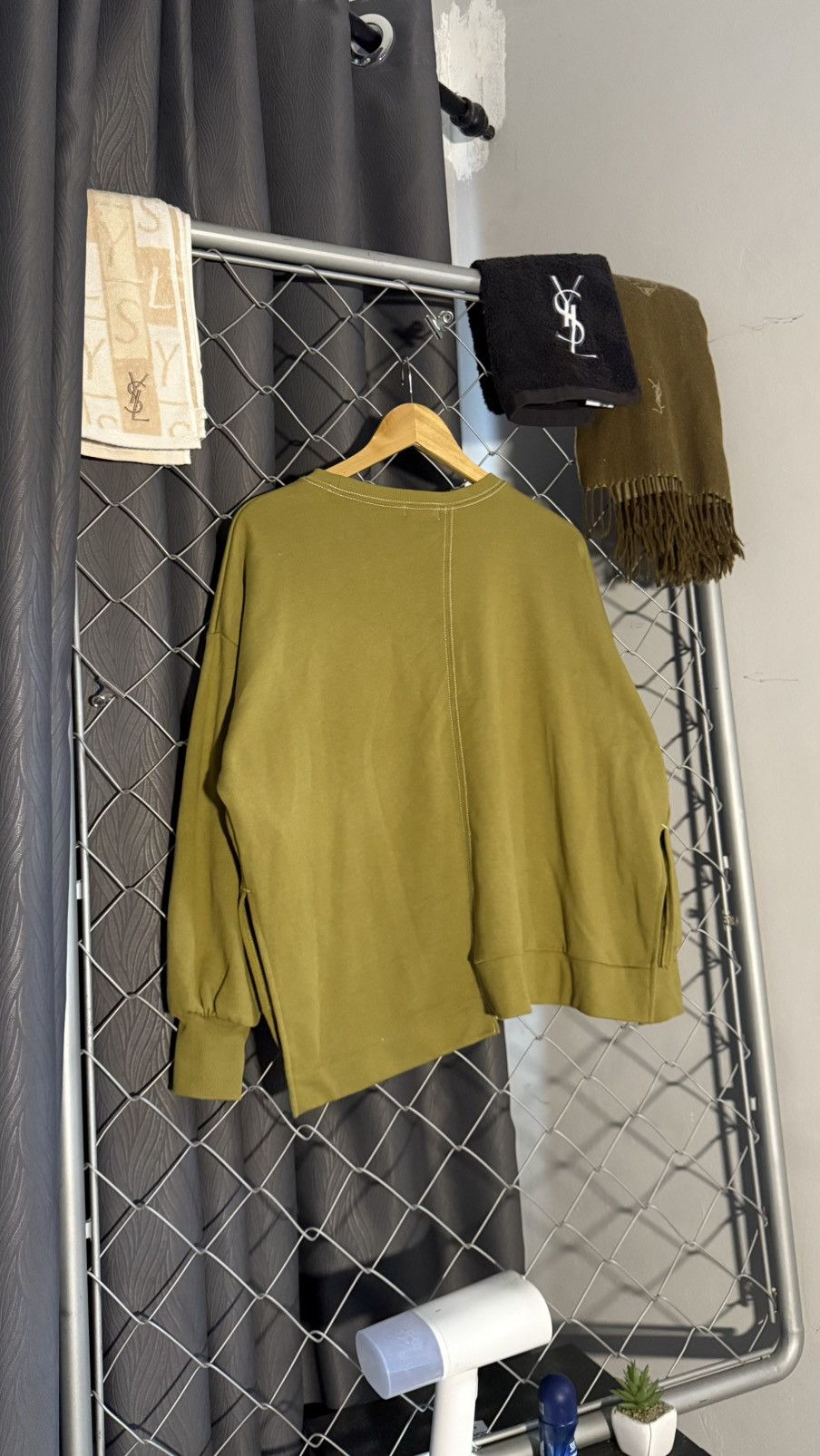 Beams Japan BEAMS HEART JAPAN SWEATSHIRT CROP 3D POCKET SWEATSHIRT GREEN Size M / US 6-8 / IT 42-44 - 2 Thumbnail