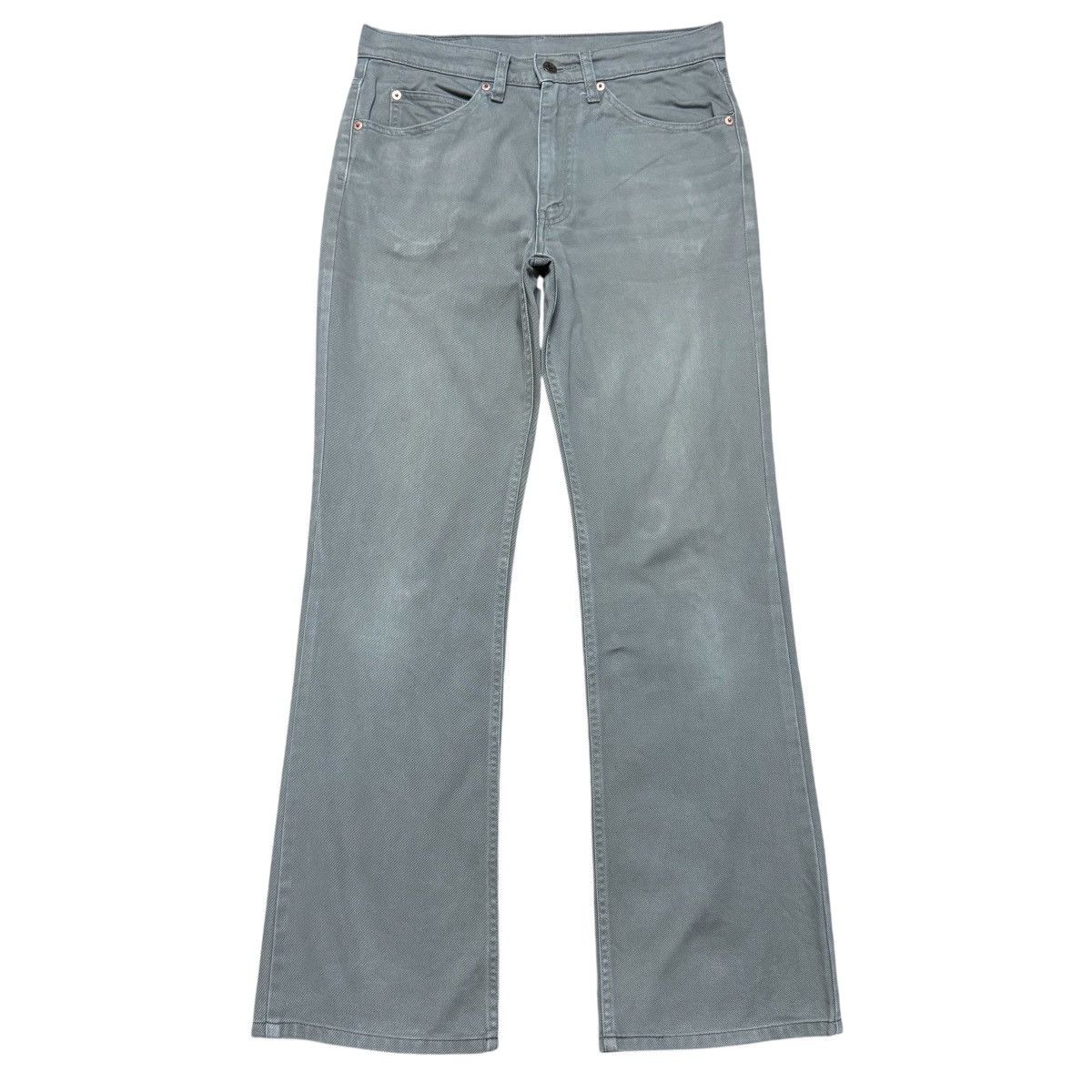 Levi's Vintage Levis 517 Grey Flare Jeans Hedi slimane Size US 32 / EU 48 - 2 Thumbnail