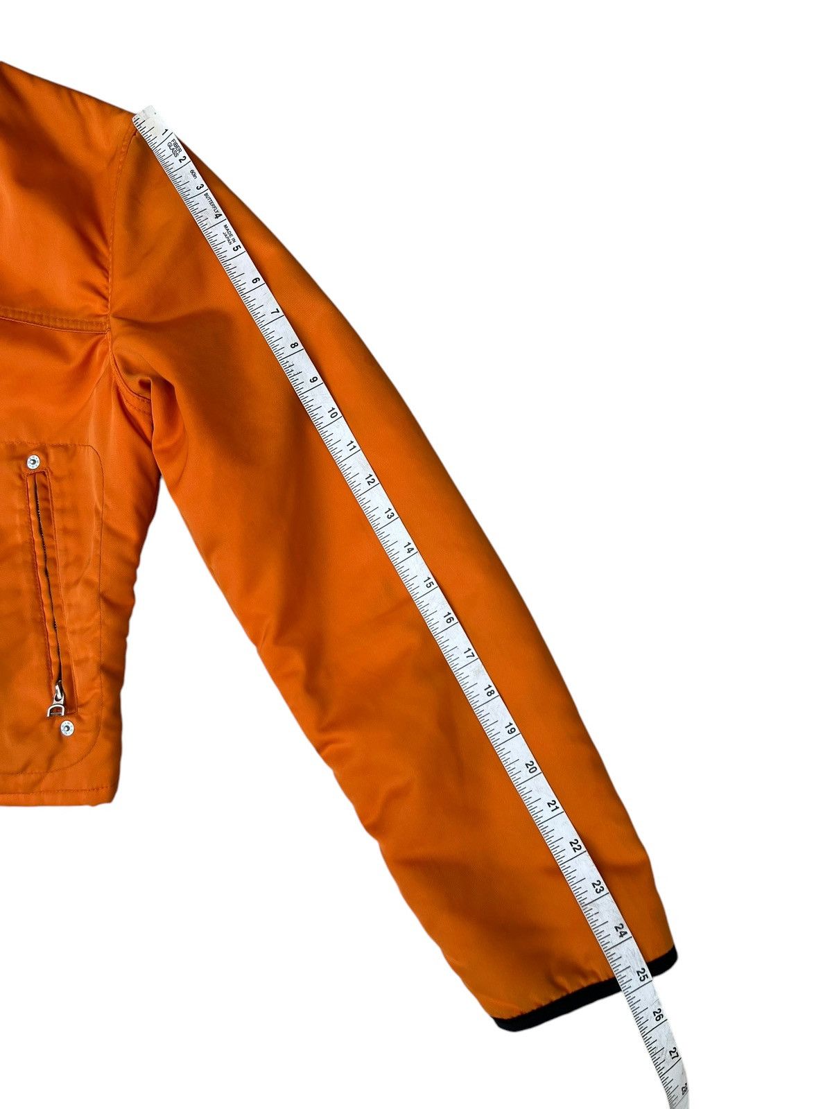 Marithe + Francois Girbaud Vintage 90s Marithe Francois Girbaud Orange Cropped Jacket Size US M / EU 48-50 / 2 - 3 Thumbnail