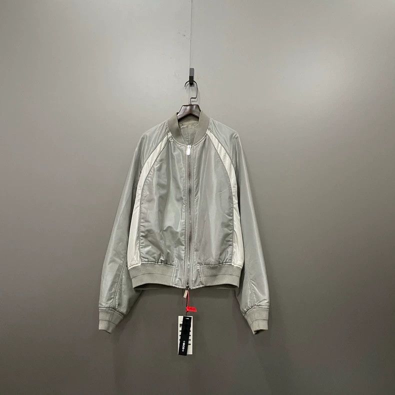 jordan jacket 希少　　　diorデザイン元 CHRISTIAN DIOR X AIR JORDAN GREY LEATHER HOODED JACKET M 48