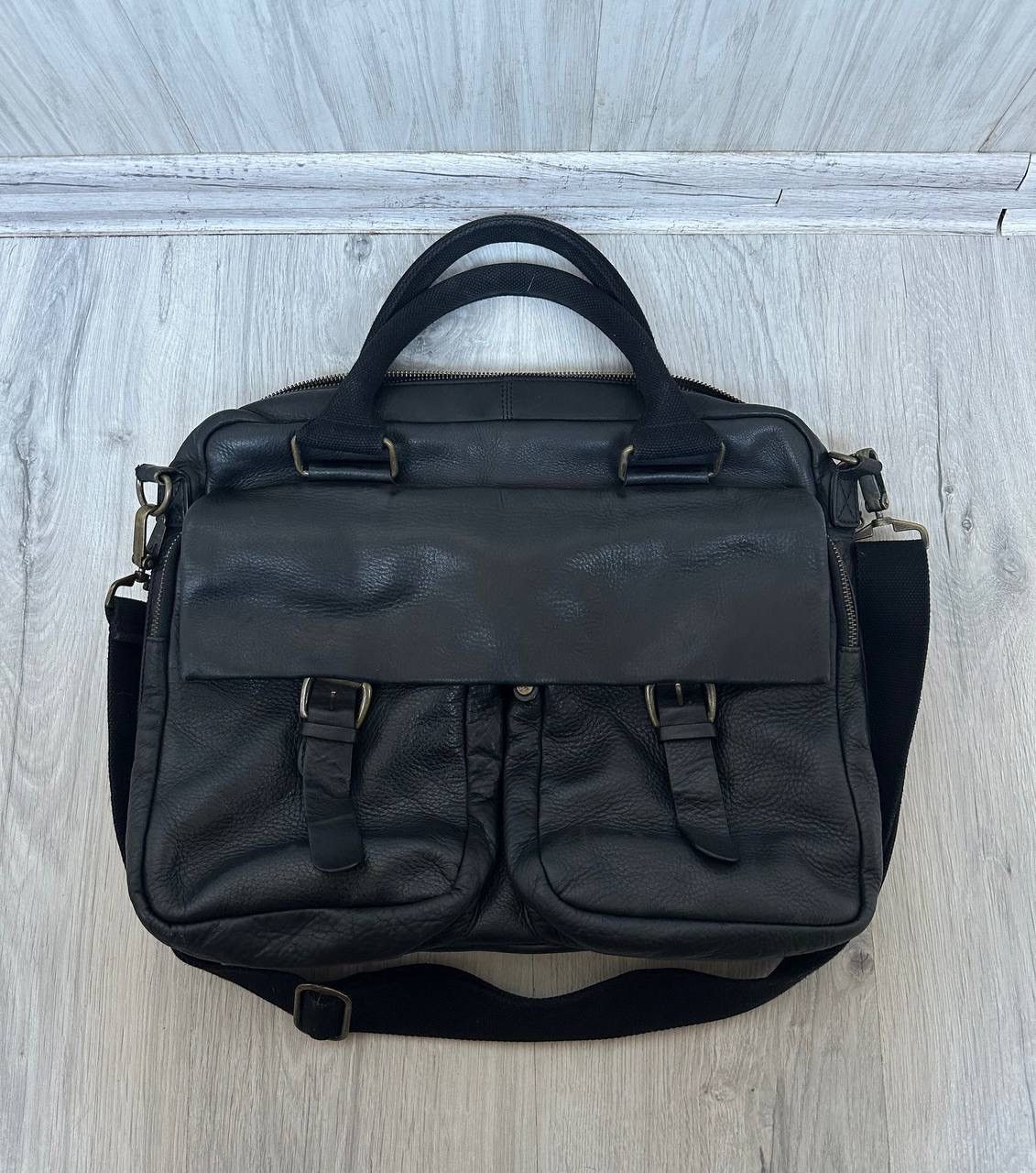 Leather Ted Baker 100% Genuine Leather Satchel Crossbody Work Bag Size ONE SIZE - 12 Thumbnail