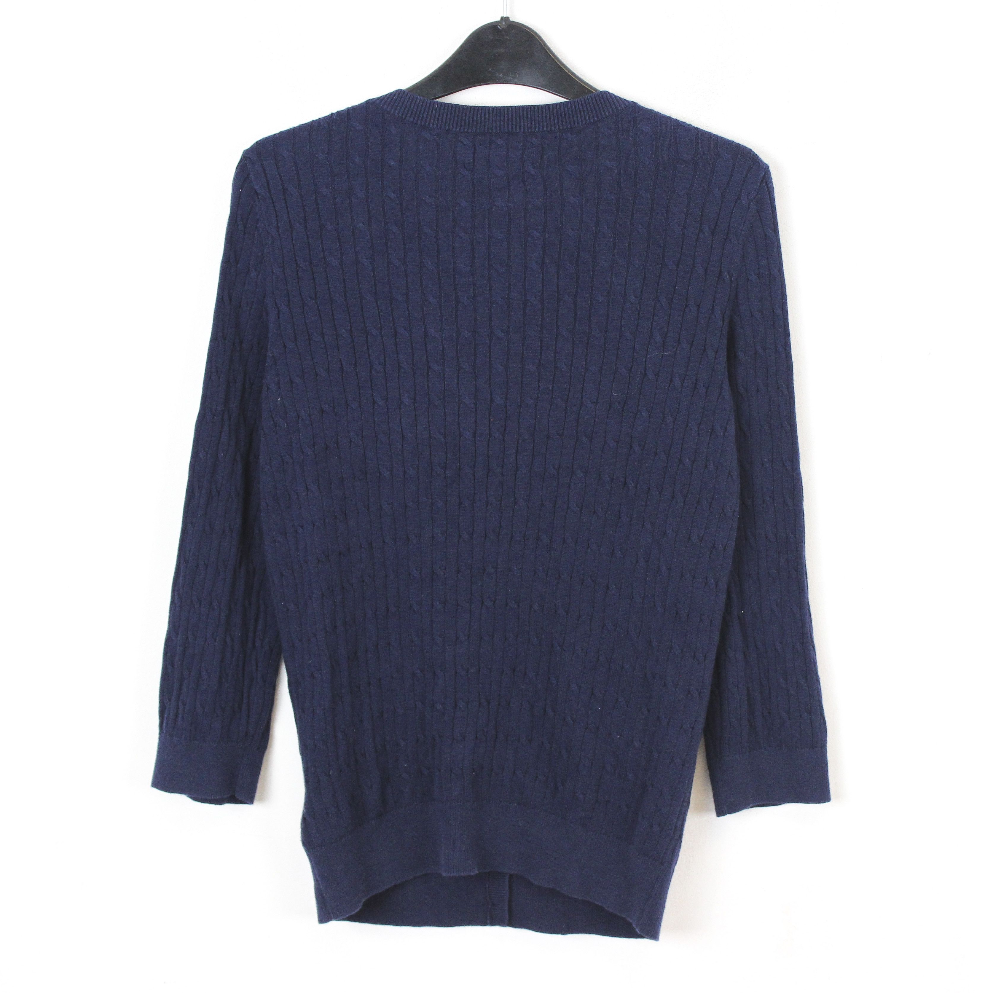 Tommy Hilfiger Womens M Cardigan Sweater Jumper Cable Knit Button Up Jacket Size M / US 6-8 / IT 42-44 - 5 Thumbnail