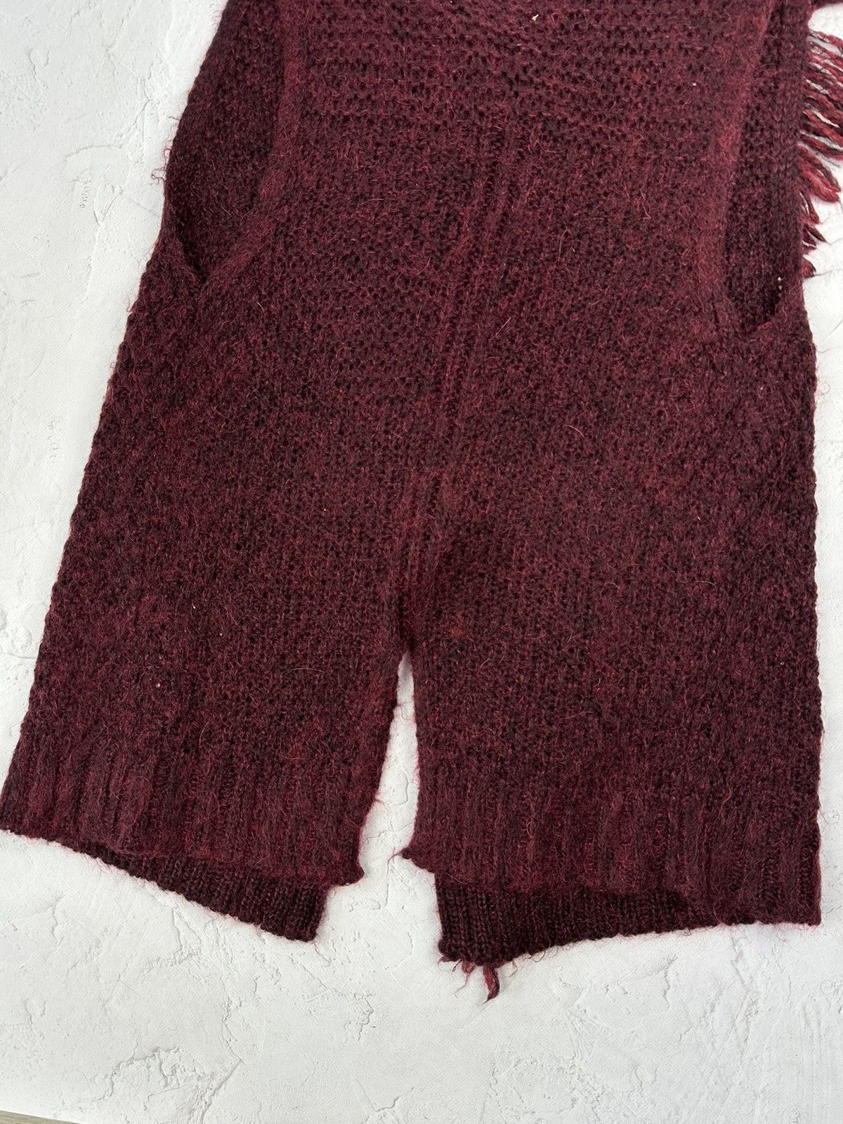 Diesel × Vintage Vintage Diesel Mohair Poncho Sweater Size M / US 6-8 / IT 42-44 - 9 Thumbnail